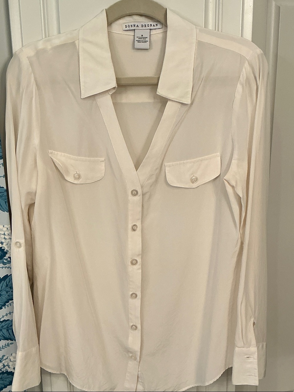 Donna Degnan silk blouse
